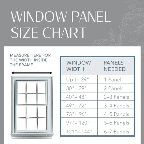 Vista 6 de Elrene Home Fashions Aurora - Cortina opaca transparente para niños, (lavanda), (52 x 63)