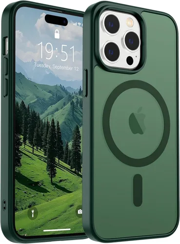 Vista 142 de SUPFINE Funda magnética para iPhone SE 2022 (3ª)/2020 (2ª), iPhone 8 (compatible con MagSafe) (protección contra caídas de grado militar), funda