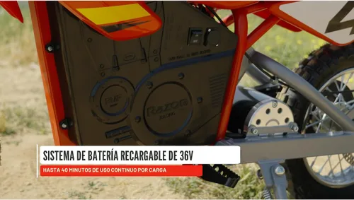 Vista 6 de Razor MX500 moto eléctrica Dirt Rocket para motocross