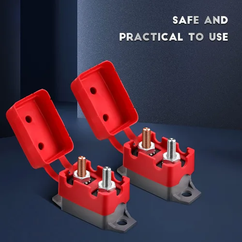 Vista 6 de 4 Piezas de Interruptor de Circuito de Reinicio Automático DC 12V - 24V con Perno de Tornillo de Cubierta para Automotriz y Más (20 Amperios)