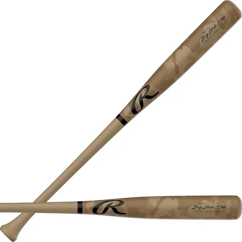 Vista 10 de Rawlings Bate de béisbol de madera Big Stick Elite Arce/Abedul/Opciones compuestas