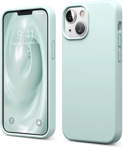 Vista 14 de elago Funda de silicona líquida prémium para iPhone 13 Mini, color negro