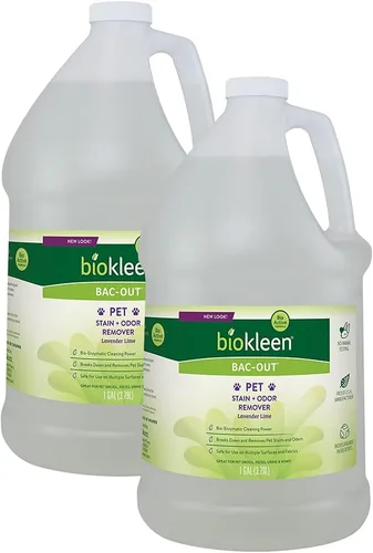 Vista 10 de Biokleen Bac-Out - Eliminador de olores de orina para mascotas, espray de 32 onzas, paquete de 2 unidades, enzimático, natural, destruye manchas