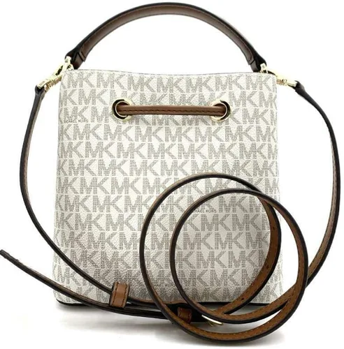 Vista 3 de Michael Kors Suri Bolso de hombro pequeño del cubo (PVC de vainilla)