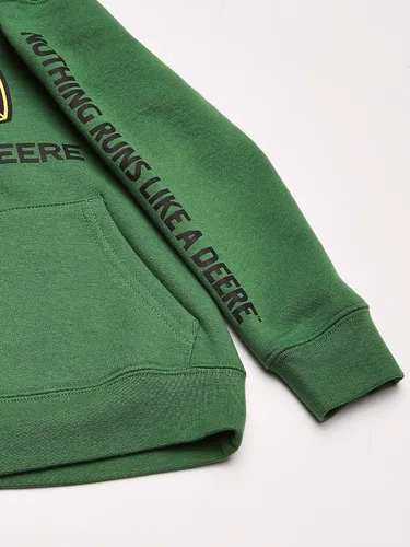 Vista 4 de John Deere Tractor - Sudadera con capucha de forro polar para niños pequeños