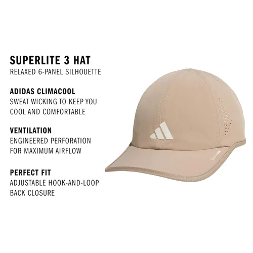 Vista 54 de Adidas Superlite - Gorra deportiva ajustable de ajuste relajado para entrenamiento