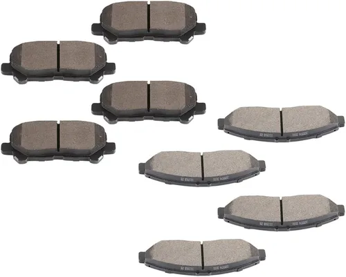 Vista 24 de cciyu - Juego de pastillas de freno de cerámica profesionales delanteras - Para Geo Prizm (1993-1997), Toyota Camry (1992-2001), Celica (1994-1997)