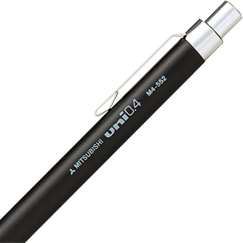 Vista 3 de 三菱鉛筆 Mitsubishi Pencil M4552.24 - Lápiz mecánico, para dibujo, 0.4, negro