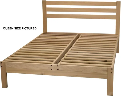 Vista 3 de KD Frames Lexington - Cama de plataforma, individual XL, sin terminar