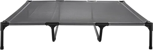 Vista 9 de VEVOR Cama elevada para perros grandes, catre elevado portátil con marco de metal de acero y malla Teslin transpirable, cama hamaca elevada