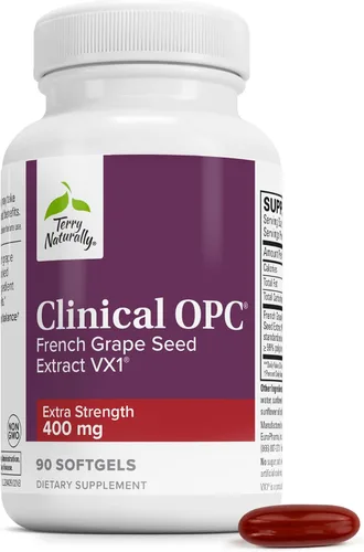 Vista 8 de Terry Naturally Clinical OPC Extra Strength - Apoyo a la salud cardiovascular y la concentración - Suplemento con extracto de semilla de uva