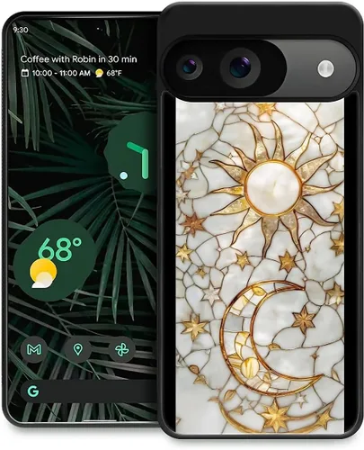 Vista 50 de Compatible con Google Pixel 4A 5G Mobile Case Creative Acrylic Back Panel Silicona Edge Case Slim Protección Especialmente para Google Pixel 4A 5G
