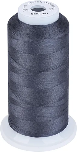 Vista 24 de Simthread 12 Colores Multiusos Hilo de Algodón para Acolchado 50s/3 Hilo para Piezas, Costura, etc. - 503 Metros Cada 12C01