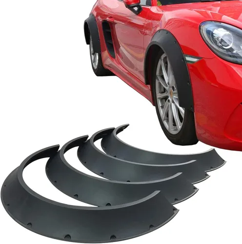 Vista 9 de Kyostar New School 4Pcs 31.496 in Universal Car Fender Flares Wheel Arches (negro)