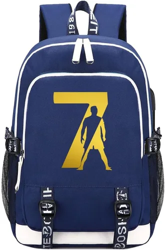 Vista 26 de Soccer Player 7 Mochila deportiva multifunción para viajes, portátil, para fanáticos del fútbol, para hombres y mujeres, negro - 2, Tamaño único
