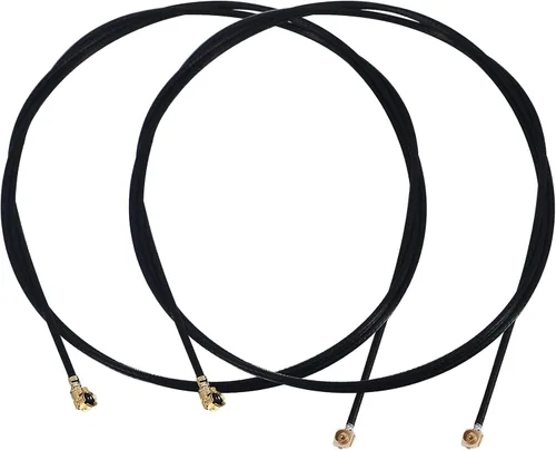 Vista 7 de onelinkmore U.FL Cable de coleta macho a hembra de 23 pulgadas, IPX MHF1, paquete de 2 Cable coaxial de extensión de la antena WiFi del RF