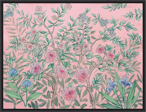 Vista 8 de Amanti Art Lienzo enmarcado para pared, 18 x 24 pulgadas, jardín francés rosa, por Julia Purinton, lienzo enmarcado para pared, obras de arte