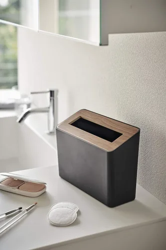 Vista 2 de Yamazaki Bote de basura para mesa de hogar no requiere montaje