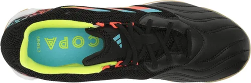 Vista 5 de Adidas Copa Sense.3 Indoor Sala unisex para adultos Negro/Cian Brillante/Amarillo Solar Team