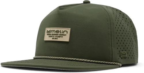Vista 11 de melin Coronado Brick Hydro Rope Gorra, Gorras de Béisbol Resistentes al Agua para Hombres y Mujeres, Gorra para Golf, Correr o Entrenar Negro