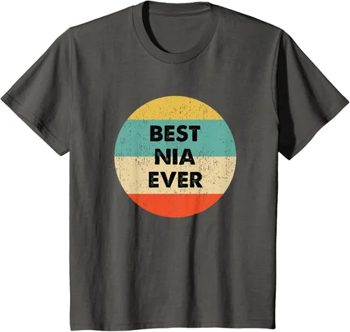 Vista 30 de Camiseta Nia Name, Negro, S