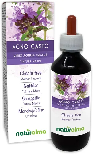 Vista 10 de Naturalma Chaste Tree (Vitex Agnus-castus) Tintura sin alcohol de frutas - Extracto líquido en gotas de 4 onzas líquidas - Suplemento de hierbas