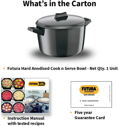 Vista 7 de Cuenco Cook-n-Serve (5 litros, 9.1 in de diámetro, 0.160 in de grosor con tapa HA)
