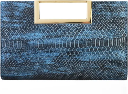 Vista 9 de Gets Bolso de mano para mujer, de piel sintética, bolso de noche para formal, boda, fiesta, bolso cruzado pequeño con cadena