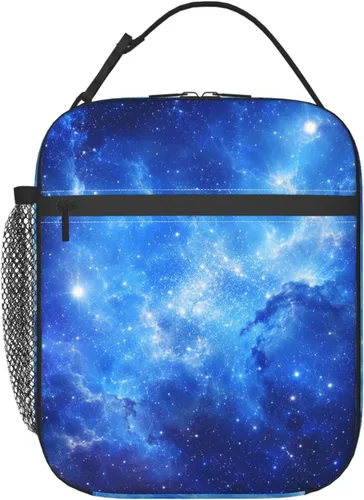 Vista 10 de Sun and Moon Mystic Goth Witchy Fiambrera reutilizable con aislamiento, bolsa de almuerzo térmica para niños, niñas, escuela, hombres, mujeres