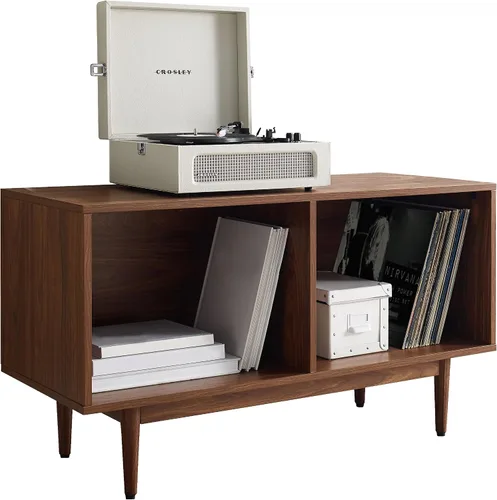 Vista 16 de Crosley Furniture Liam - Soporte para TV de almacenamiento de discos grande