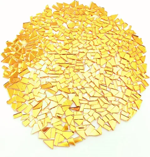 Vista 11 de Azulejos de mosaico de cristal irregulares de 1.1 libras, mosaico pequeño, pasatiempos para niños, manualidades de cristal hechas a mano