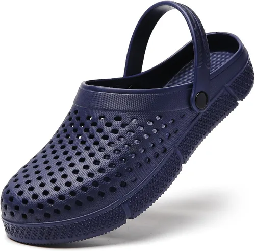 Vista 17 de Zuecos de jardín para mujer, zapatos informales, sandalias de playa, antideslizantes, para piscina, para el agua, para el hogar, calzado de verano