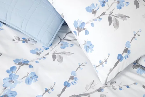 Vista 6 de CANNON Kasumi - Juego de edredón floral de poliéster de 2 piezas, tamaño individual XL, con temática floral, para hombres y mujeres, certificado