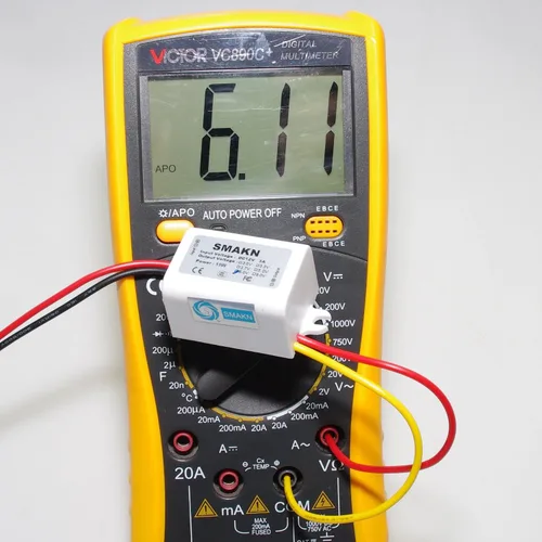 Vista 4 de SMAKN® Convertidor CC/CC 12v Paso abajo a 6V/3A Módulo de fuente de alimentación-A