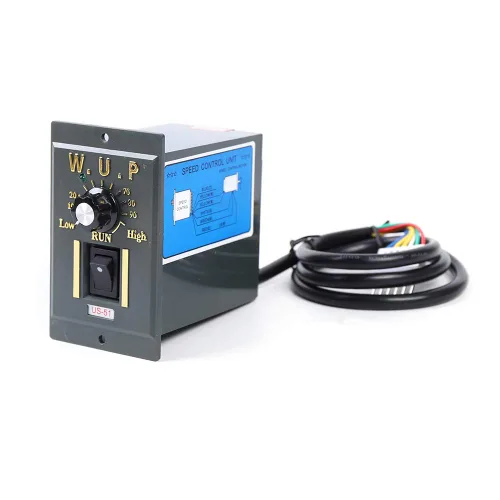 Vista 6 de 15W 10K AC110V 125 RPM Motor reductor de engranajes variable ajustable con controlador de velocidad para la industria