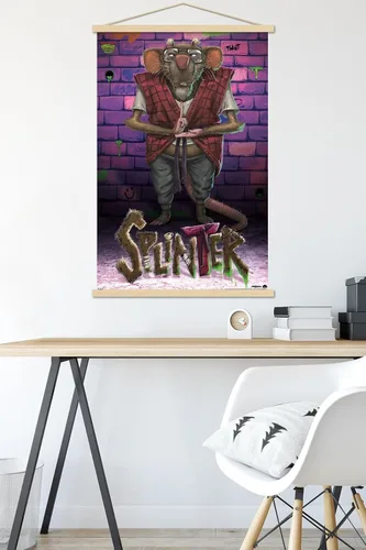 Vista 5 de Trends International Teenage Mutant Ninja Turtles: Mutant Mayhem - Póster de pared con astillas, 22.375 x 34 pulgadas, paquete de impresión premium