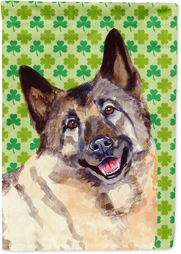 Vista 125 de Caroline's Treasures SS4442GF Affenpinscher Bandera de jardín con retrato de trébol del día de San Patricio para buzón, bandera decorativa
