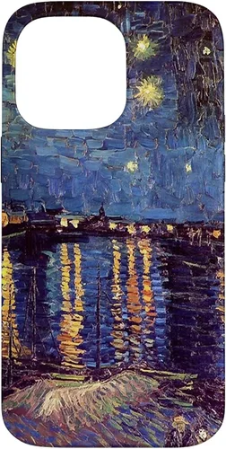 Vista 13 de Starry Night Over The Rhone, Vincent Van Gogh. Funda para iPhone 17