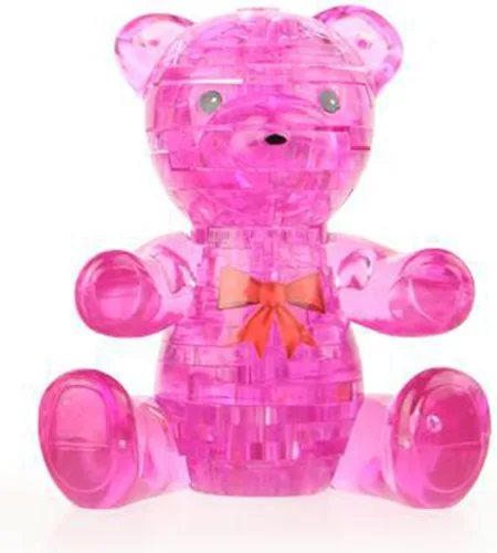 Vista 28 de Rompecabezas de cristal 3D clásico para automóvil, rompecabezas de cristal para rompecabezas a partir de 16 años, 54 piezas (negro)