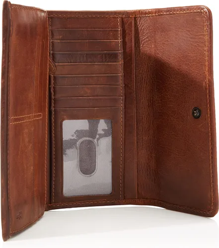 Vista 4 de FRYE Cartera de piel Melissa Continental Snap
