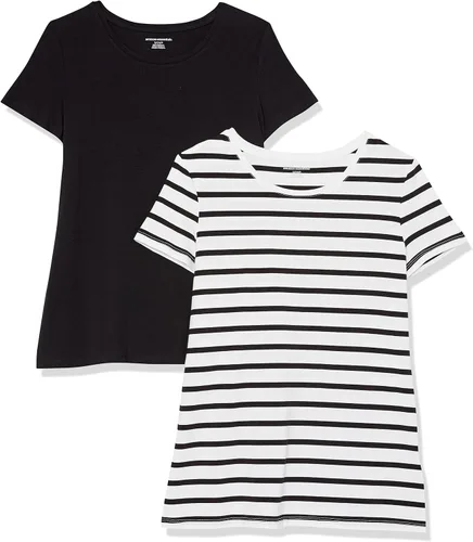 Vista 151 de Amazon Essentials Women's Regular-Fit Short-Sleeve Crewneck T-Shirt