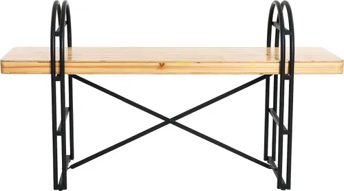 Vista 7 de Main + Mesa Eitri Banco de madera y metal, abeto nórdico