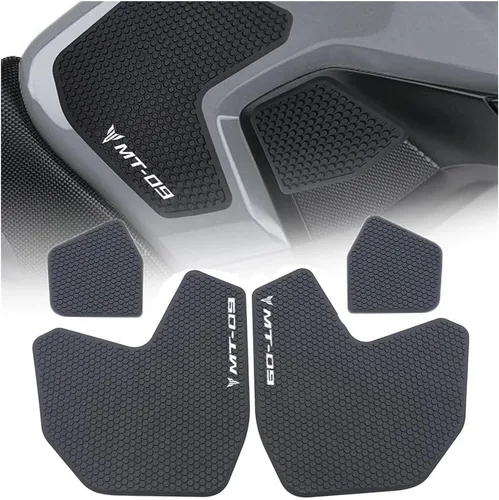 Vista 2 de Junta de depósito de combustible 2020 para motocicleta antideslizante lateral adhesivo de goma impermeable para Ya&maha FZ09 FZ 09 MT 09 MT09 MT09