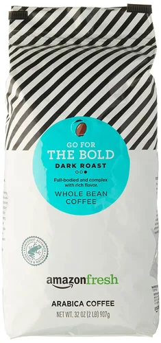 Vista 9 de Amazon Fresh, Just Bright - Café en grano entero tostado ligero, 32 onzas