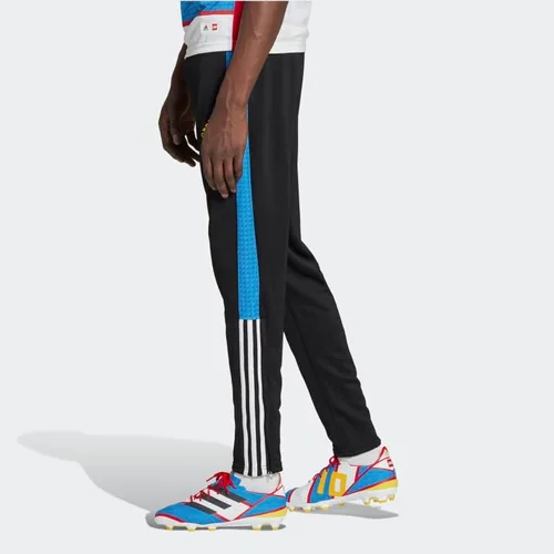 Vista 3 de ADIDAS TIRO X Lego - Pantalones deportivos para hombre, negroazul brillanteamarillo, talla XL, Negro, azul brillante, amarillo