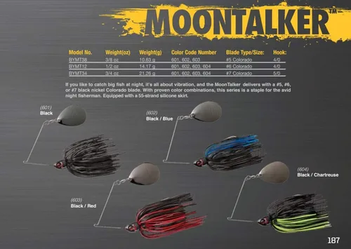 Vista 2 de Booyah Señuelo de pesca Moontalker Spinner-Bait Bass