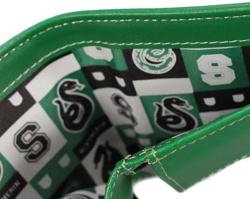 Vista 4 de Cartera S de Harry Potter para portafogli de media luna Slytherin, Verde