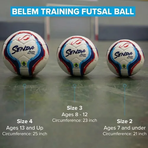 Vista 6 de Senda Belem Balón de Futsal para Entrenamiento Blanco