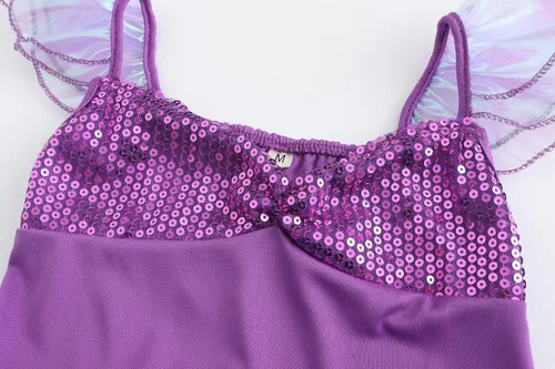 Vista 4 de Disfraz de sirena para niñas, vestido de princesa Ariel, disfraz de Halloween, cosplay, fiesta de cumpleaños