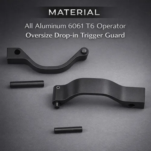 Vista 3 de GOTICAL Todo aluminio 6061 T6 operador de gran tamaño caída en gatillo protector resistente y duradero